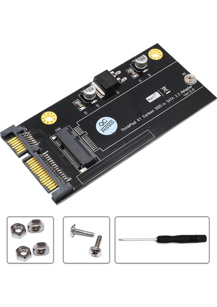 Lenovo Thinkpad X1 Carbon Için Sata 2.5 Inç Adaptör Kartı Dönüştürücüye 20 + 6 Pin SSD (Yurt Dışından)