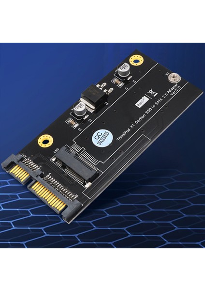 Lenovo Thinkpad X1 Carbon Için Sata 2.5 Inç Adaptör Kartı Dönüştürücüye 20 + 6 Pin SSD (Yurt Dışından)