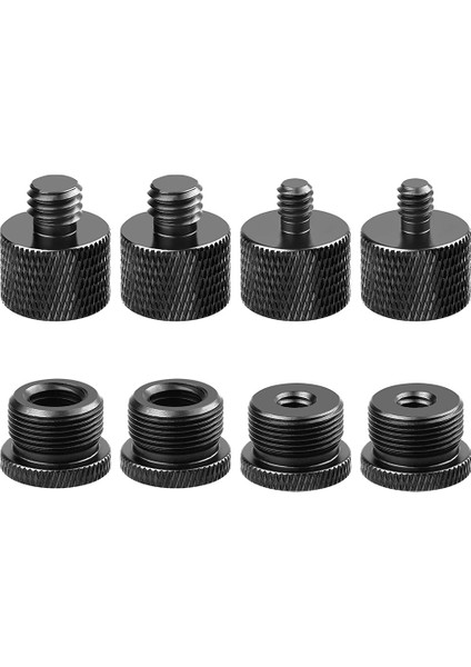 Mikrofon Standı Mic Bom Kolu Seti, Mic Konu Adaptörleri-5/8 Dişi - 3/8 Erkek ve 5/8 Dişi - 1/4 Erkek Vb. (Yurt Dışından)