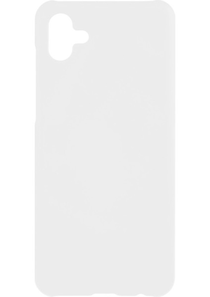 Samsung Galaxy A04 4G (164.4 x 76.3 x 9.1 mm) için Kauçuk Glossy Sert PC Anti-Drop Koruyucu Arka Telefon Kılıfı (Yurt Dışından)