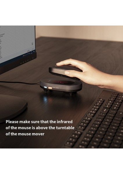 Vaydeer Mouse Jiggler Mouse Mover Fare Hareketi Simülatörü, Bilgisayarı Uyandırmak Için On/off Anahtarlı (Yurt Dışından)