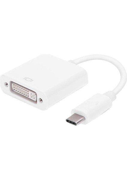 Usb3.1 Type-C - DVI Hd Dönüşüm Kablosu 1080P Taşınabilir Genişletilmiş Güç Adaptörü Kablosu Konnektör Dönüştürücü (Yurt Dışından)