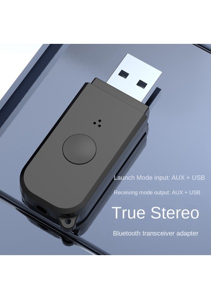USB Bluetooth Alıcı Verici Bluetooth 5.3 Bilgisayar Tv Ses Araç Adaptörü Için Ses Alıcısı Adaptörü (Yurt Dışından)