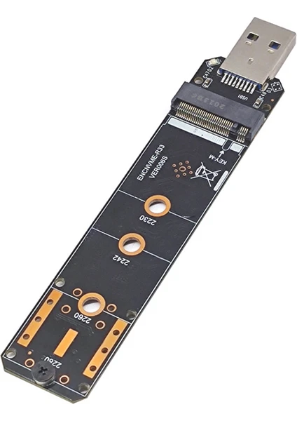 M.2 Nvme SSD - Usb3.2 Gen2 10GBPS Adaptörü M.2 Nvme SSD Adaptörü Için 2230 2242 2260 2280 Nvme M.2 SSD RTL9210B (Yurt Dışından)