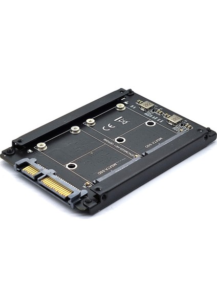 Msata - Sata3 Adaptör Kartı Msata - Sata Kartı Mını Sata SSD Katı Hal Sürücüsü - 6g Arabirim Dönüşüm Kartı Adaptörü (Yurt Dışından)