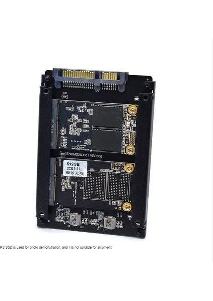 Msata - Sata3 Adaptör Kartı Msata - Sata Kartı Mını Sata SSD Katı Hal Sürücüsü - 6g Arabirim Dönüşüm Kartı Adaptörü (Yurt Dışından)