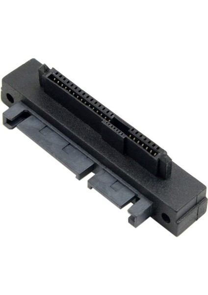 90 Derece Sağ Açılı Sata 22PIN 7 + 15 Erkek - SFF-8482 Sas 22 Pin Dişi Uzatma Dönüştürücü Adaptörü Sabit Disk Dri Için (Yurt Dışından)
