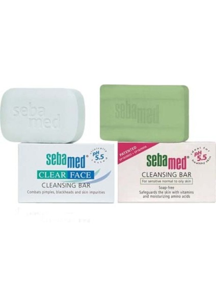 Sabun Compact Cleansing Bar 100GR + Clear Face Kompakt Sabun 100GR
