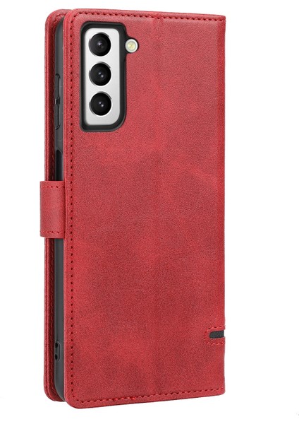 Manyetik Kapanış Samsung Galaxy S23 için Telek , Ekleme PU Deri Tam Koruma Cep Cüzdan Telefon Kılıfı (Yurt Dışından) modelleri