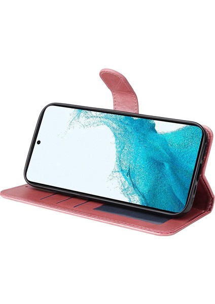Samsung Galaxy S23 için artı baldır dokusu PU deri kasa manyetik toka cüzdan ı Telefon Kılıfı (Yurt Dışından) fırsatları