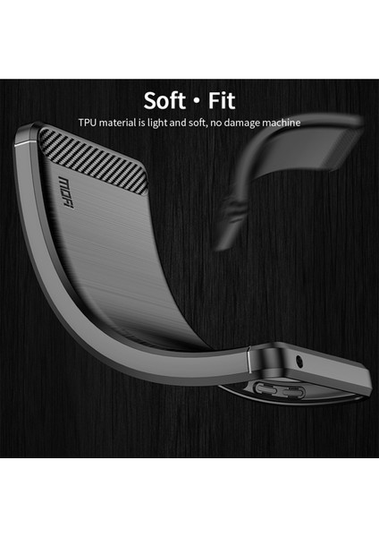 Samsung Galaxy S23 Plus için MOFI JK TPU Serisi-1 , Karbon Fiber Doku Damla Koruma TPU Fırça Telefon Kılıfı (Yurt Dışından) fiyatları