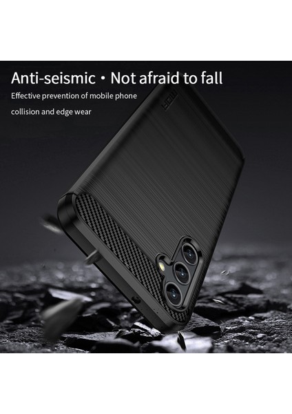 Samsung Galaxy A14 için MOFI JK TPU Serisi-1, 5G Yumuşak TPU Fırça Koruyucu Koruyucu Karbon Fiber Doku Anti-Çizelge Anti Tele Telefon Kılıfı (Yurt Dışından) indirimleri