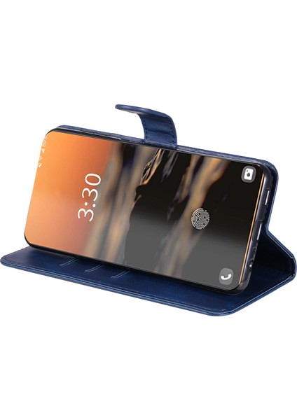 Samsung Galaxy S23 Ultra, PU Deri Buzağı Dokusu manyetik toka cüzdan fermuar cep ı kapağı için Telefon Kılıfı (Yurt Dışından)