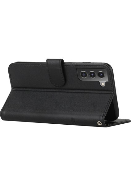 Samsung Galaxy S23 PU Deri Katlama Dikiş Tasarımı Manyetik Kapatma Cüzdan Strap ile Kapağı Telefon Kılıfı (Yurt Dışından) indirimleri