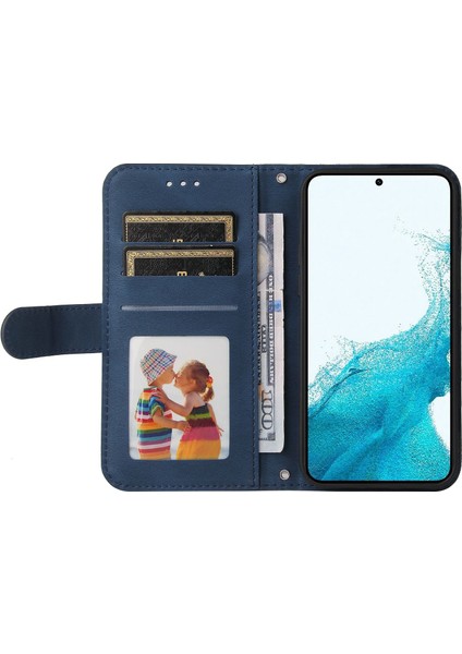 Samsung Galaxy S23 için çizilmeye dayanıklı flip deri cüzdan ı ağaç desen metal düğme çizgileri baskılı cilt-dokunuş koruyucu lı Telefon Kılıfı (Yurt Dışından) fiyatları