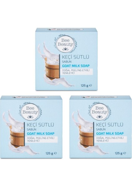 Keçi Sütlü Katı Sabun 125 gr X3