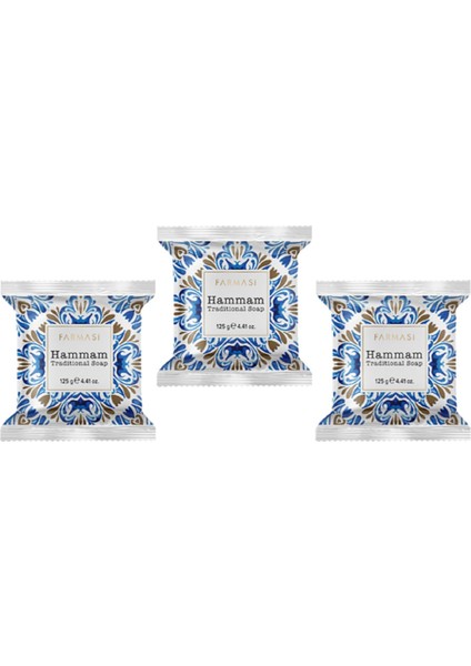 Geleneksel Hamam Sabunu 125 G 3 Adet