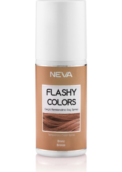 Flashy Colors Geçici Renk Saç Spreyi - Bronz 75 Ml