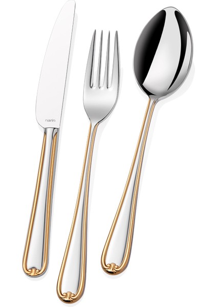 - Anatolia Serisi - Yemek Bıçak - Altın - 12 Adet fiyatları