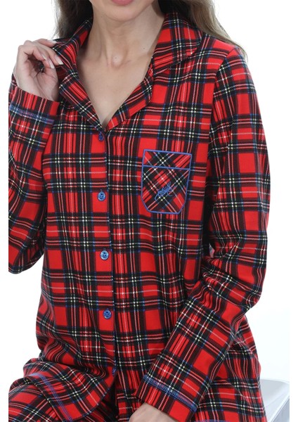 Pamuklu Kadın Pijama Takımı 98264 Renkli