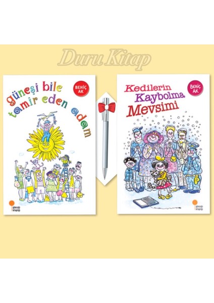 Alaaddin'in Geveze Su Boruları - Pat Karikatür Okulu, Behiç Ak (2 Kitap), Caprice Kalem Hediye