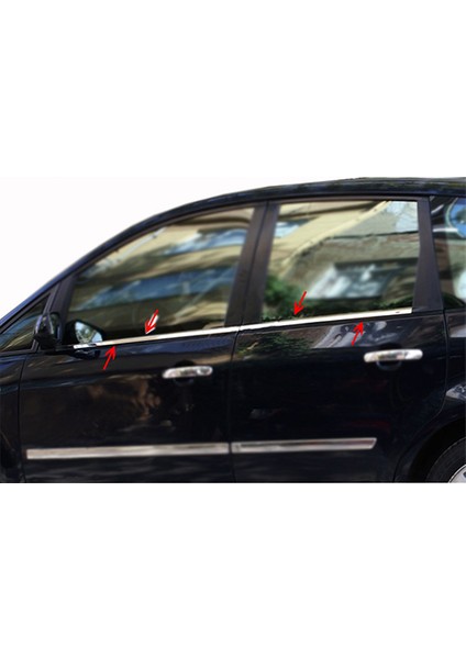 Ford C-Max Uyumlu Cam Çıtası (Alt) 4 Parça Paslanmaz Çelik Krom (2003-2010) fiyatları