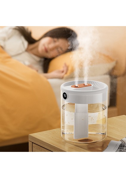 K15 Işıklı LED Ekranlı Humidifier Araç-Ev Hava Nemlendirme Cihazı