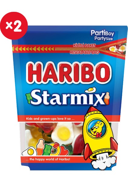 Haribo Starmix 200 gr 2'li Paket