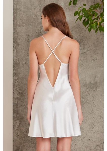 Saten Dantelli Gecelik - 849 modelleri