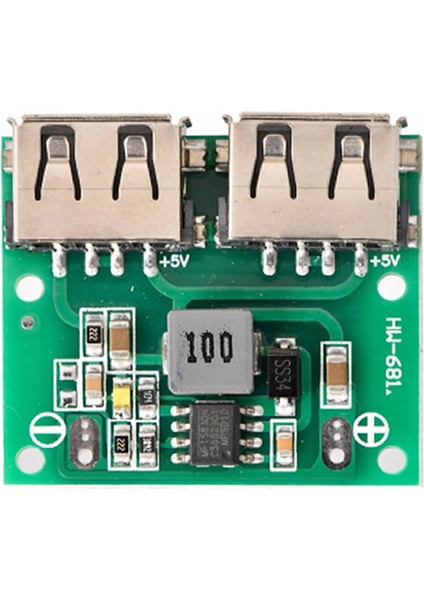 Roba 6-24V To 5V 3A Dual USB Çıkış Voltaj Düşürücü HW-681 2x USB Çıkış Şarj Taşınabilir Güç Kaynağı