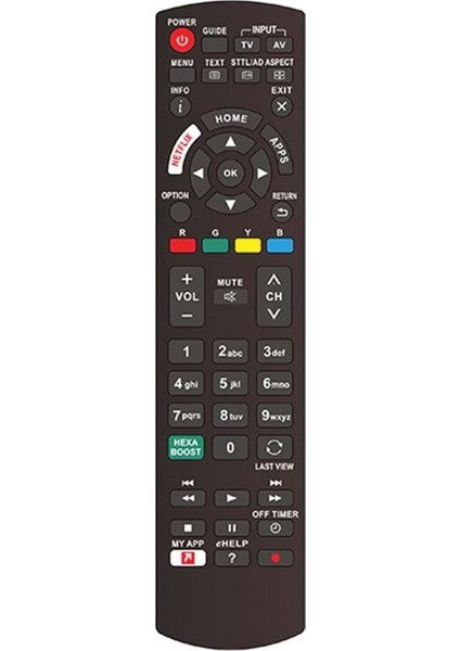 Panasonic RM-L1378 LCD LED Netflix Universal Tv Kumandası 123166-Y22