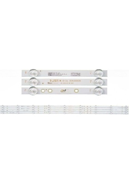 Awox Dijitsu Tv LED Bar 50 Inç 4 Lu Takım 4X9M 99 cm Uyumlu Tv Kodları U5100 DJTV501 KJ50D09-ZC22AG-07E , 2018-03-29 9S1P , KJ50D09-ZC22AG-05 Dıjıtsu DJTV501 U5100 KJ500M09 , CRH-CQ50D15303004