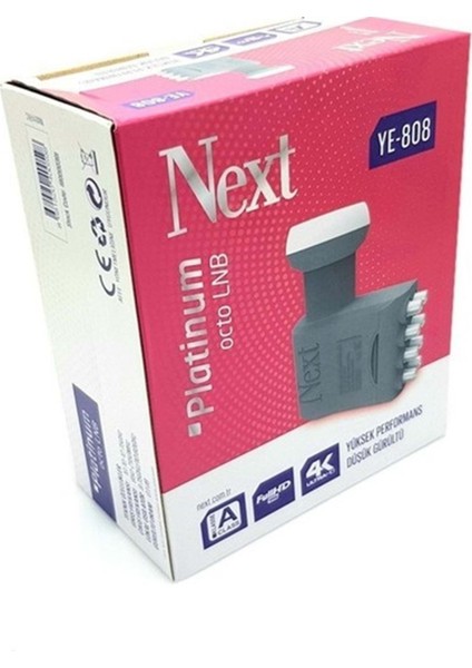 Lnb Sekizli Platinum 0.1db 3D 4K Next YE-808 140043