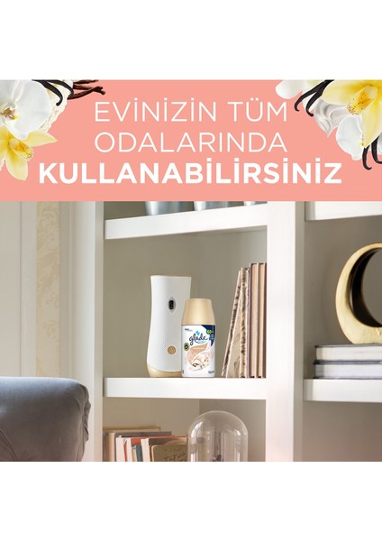 Oda Kokusu, Otomatik Sprey Yedek 2'li Paket Ipeksi Vanilya, Meyve ve Çiçek Buketi, 269ML 2 Ye
