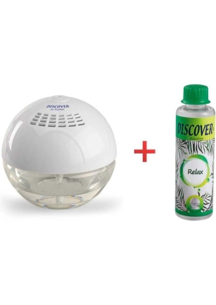 Sihirli Küre Hava Temizleme Makinesi Beyaz Işıksız + 1 Adet Relax Solüsyonu
