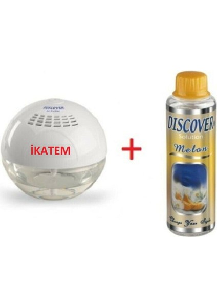 Ikatem Sihirli Küre Hava Temizleme Makinesi Işıksız + 1 Adet Melon Solüsyonu