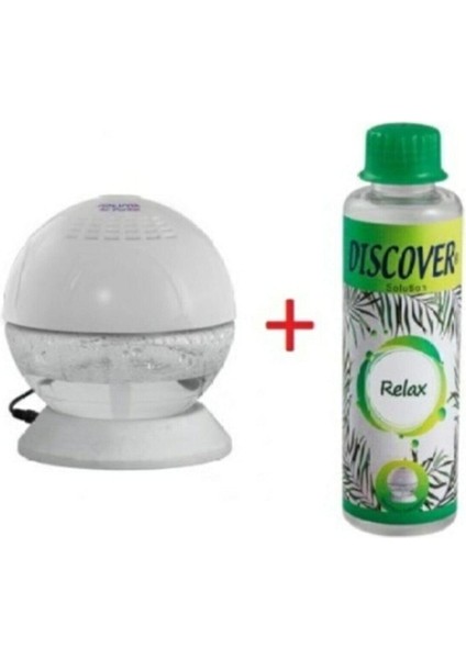 Sihirli Küre Hava Temizleme Makinesi Işıklı Küre 1 Adet 150 ml Relax Solüsyonu