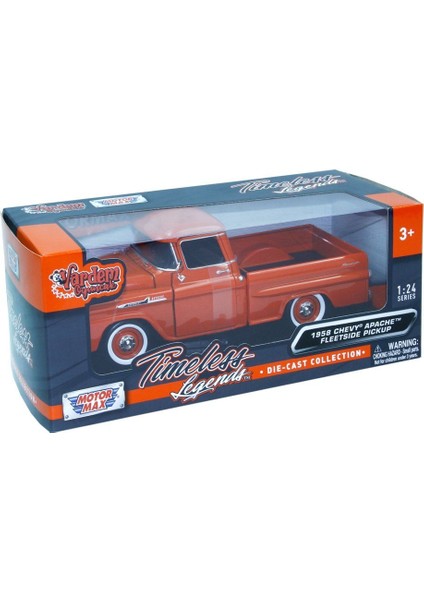 73311 Chevy Apache Fleetline 1:24 1958 Model Araba -Vardem