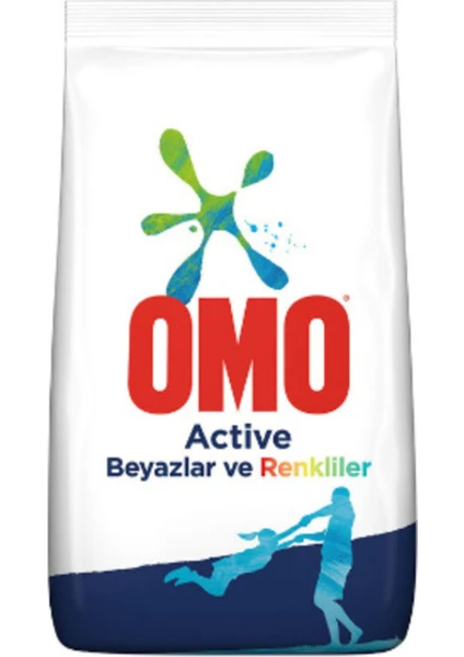 Toz Çamaşır Deterjanı Active Beyazlar ve Renkliler 10 kg