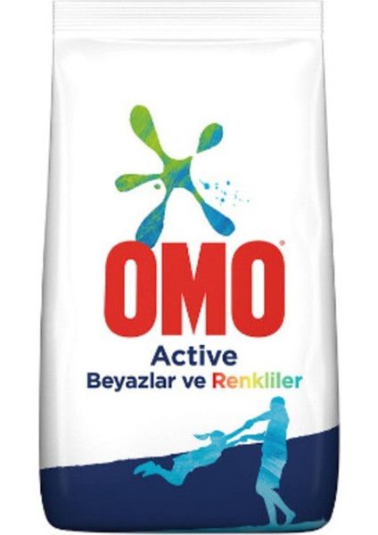 Active Toz Çamaşır Deterjanı Beyazlar ve Renkliler Için 10 kg 2 Adet