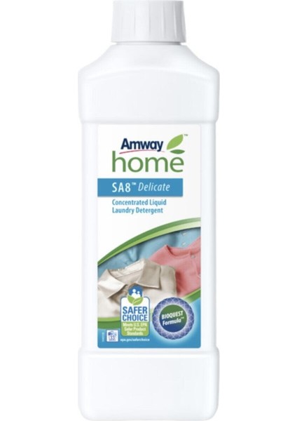 Amway Home Delicate Sıvı Konsantre Deterjan Home™ Sa8™ +Konsantre Çamaşır Yumuşatıcısı - Alp Dağlar