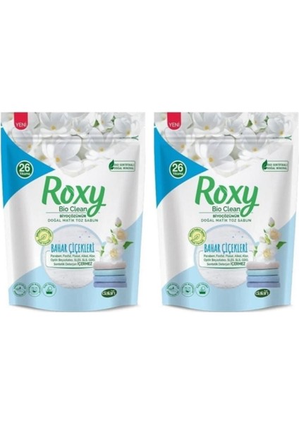 Roxy Matik Sabun Tozu 800 gr Bahar Çiçekleri 2 Li Set