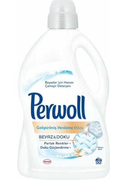Izgana Perwoll Sıvı Çamaşır Deterjanı Beyaz Doku 3 Lt