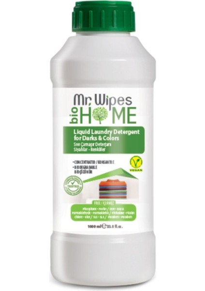 Mr.wipes Siyahlar ve Renkliler Için Sıvı Deterjan