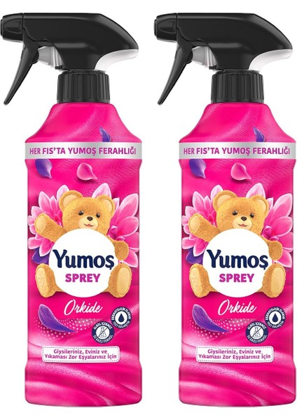 Sprey Yıkaması Zor Eşyalar Için Orkide 450 ml 2 Adet