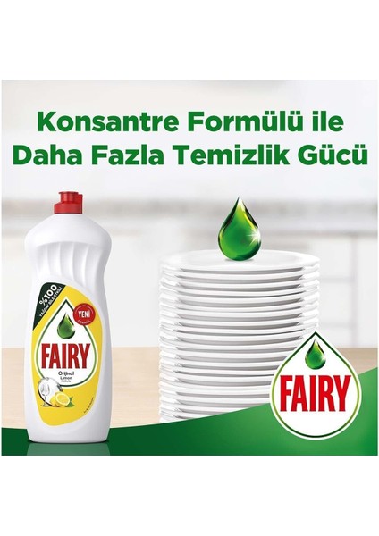 Faıry Sıvı Bulaşık Deterjanı Limon 650 ml x 3 Adet
