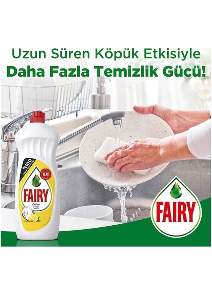 Faıry Sıvı Bulaşık Deterjanı Limon 650 ml x 3 Adet