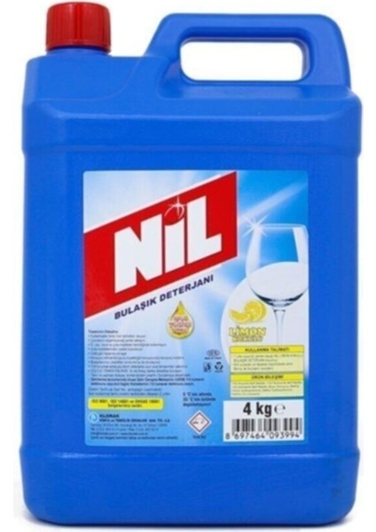 Nil Bulaşık Deterjanı 4kg Bulaşık