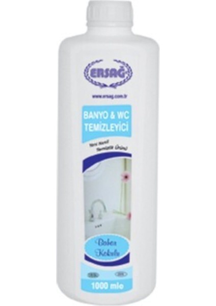 Antibakteriyel Dezenfekte Edici Konsantre Banyo-Wc Temizleyici(Bahar Kokulu) 1000ML