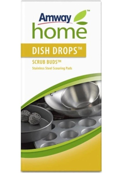 Dish Drops Scrub Buds Bulaşık Teli (4 Lü Paket)